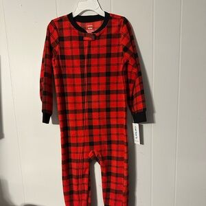 NWT Carter’s Red and Black Plaid Pajamas